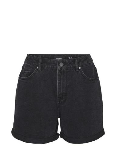 Vmzuri Hr Loose Shorts Mix Noos Bottoms Shorts Denim Shorts Black Vero...