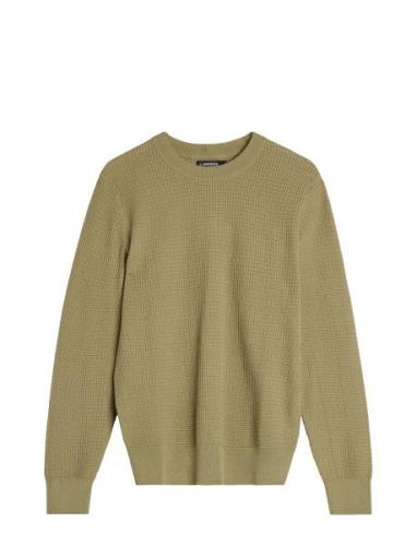 Arthur Knit Org Cotton Designers Knitwear Round Necks Khaki Green J. L...