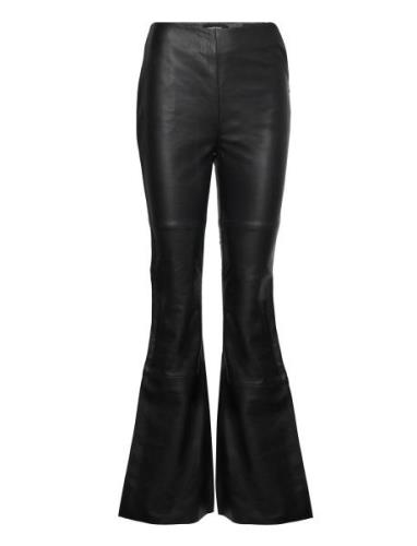 Kick Pant Bottoms Trousers Leather Leggings-Bukser Black Deadwood