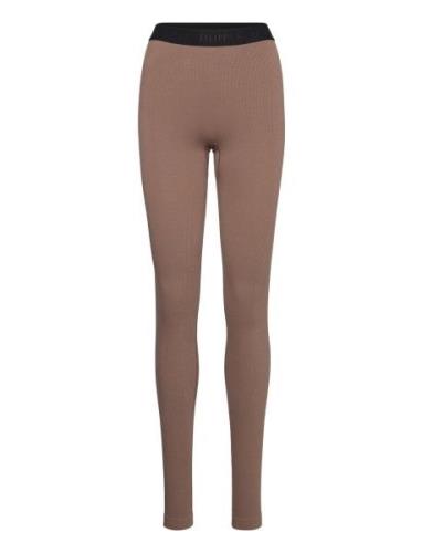 Rib Modal Leggings Bottoms Leggings Beige Filippa K