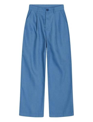 Cihdin Pants Bottoms Jeans Wide Jeans Blue Grunt