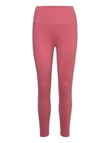 Adidas Yoga Studio 7/8 Leggings Bottoms Running-training Tights Pink A...