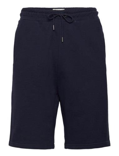 Hudson Script Sweat Short Bottoms Shorts Sweat Shorts Navy Penfield