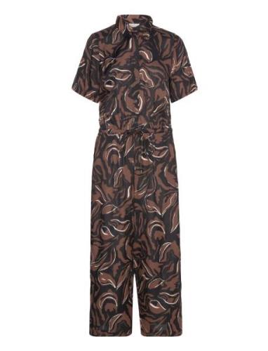 Kadorita Jumpsuit Bottoms Jumpsuits Brown Kaffe