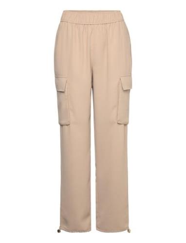 Gilli Track Pants Bottoms Trousers Cargo Pants Beige Notes Du Nord