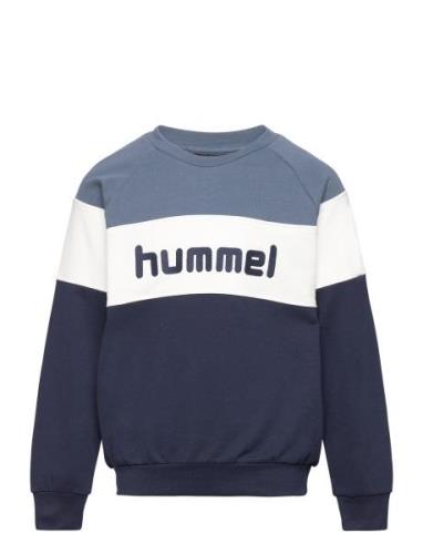 Hmlclaes Sweatshirt Sport Sweat-shirts & Hoodies Sweat-shirts Blue Hum...