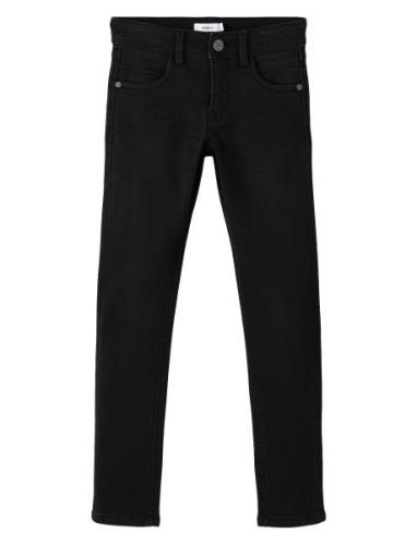 Nkmsilas Xslim Jeans 2002-Tx Noos Bottoms Jeans Skinny Jeans Black Nam...