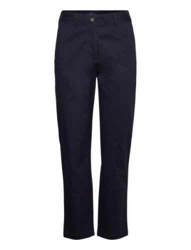 Slim Chinos Bottoms Trousers Chinos Blue GANT