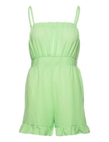 Onlnova Lux Strap Meg Playsuit Solid Ptm Bottoms Jumpsuits Green ONLY