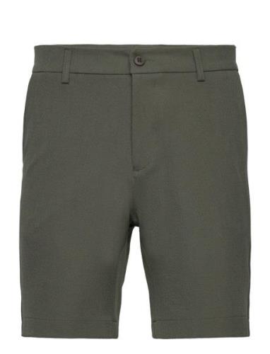 Como Reg Shorts - Seasonal Bottoms Shorts Chinos Shorts Green Les Deux