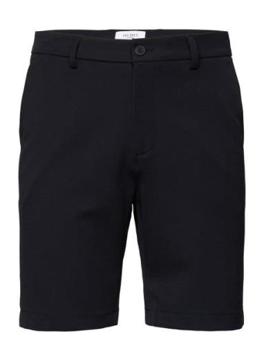 Como Reg Shorts Bottoms Shorts Chinos Shorts Navy Les Deux