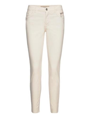 Mmsumner Power Pant Bottoms Jeans Slim Cream MOS MOSH