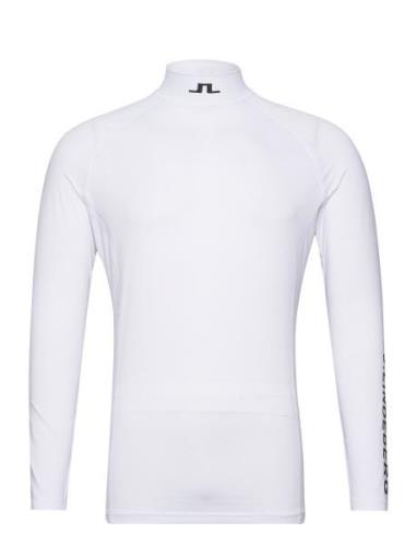 Aello Soft Compression Sport T-shirts Long-sleeved White J. Lindeberg