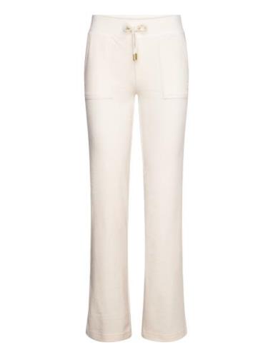 Del Ray Gold Hw Bottoms Sweatpants Cream Juicy Couture