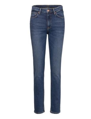 Mellow Mae Bottoms Jeans Slim Blue Nudie Jeans