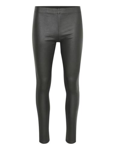 Cubettine Leggings Bottoms Trousers Leather Leggings-Bukser Black Cult...