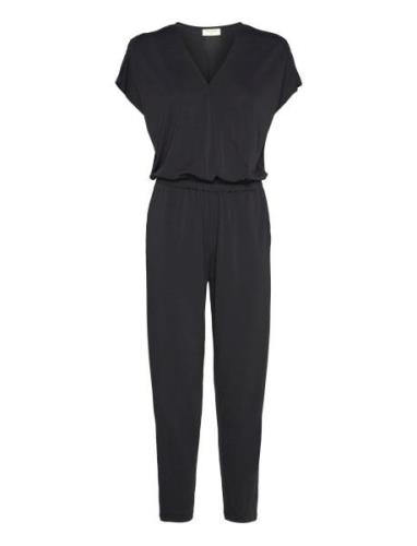 Fqyrsa-Jumpsuit Bottoms Jumpsuits Black FREE/QUENT