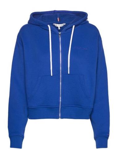 Reg Hilfiger Fr-Terry Zip Hoodie Tops Sweat-shirts & Hoodies Hoodies B...