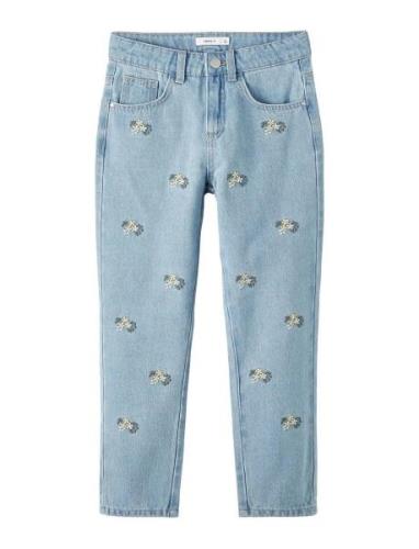 Nkfbella Hw Shaped An Jeans 1778-Te F Bottoms Jeans Regular Jeans Blue...