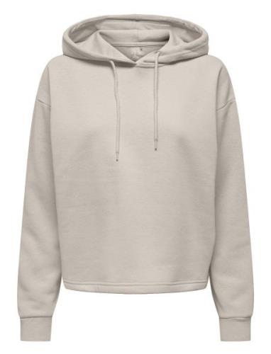 Onpcomfort Ls Brush Hood Swt Tops Sweat-shirts & Hoodies Hoodies Beige...