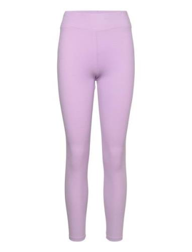 Ludmilla Tights Gots Bottoms Leggings Purple Basic Apparel