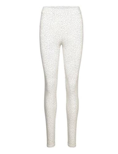 Elba Leggings Gots Bottoms Leggings White Basic Apparel