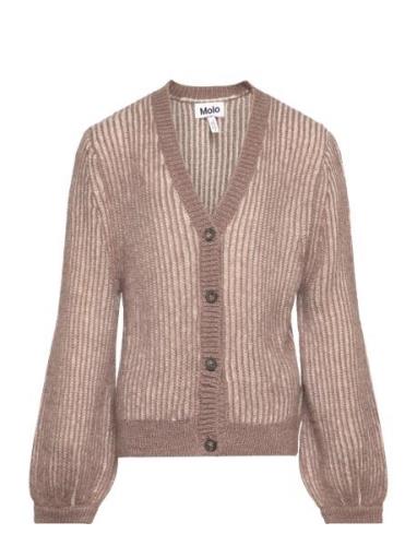 Gia Tops Knitwear Cardigans Beige Molo