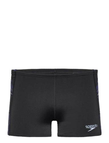 Mens Tech Panel Aquashort Sport Shorts Black Speedo