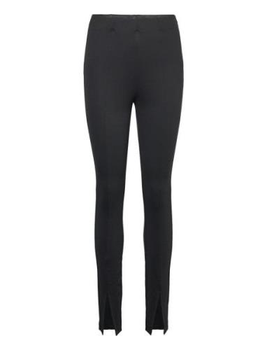 Viliva Manon Hw Slit Leggings Bottoms Trousers Leather Leggings-Bukser...