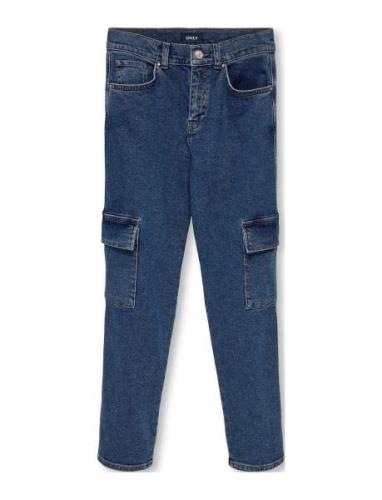 Kobfive Relax Cargo Blue Dnm Bottoms Blue Kids Only