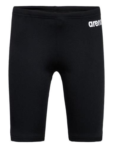 Boy's Team Swim Jammer Solid Sport Swimshorts Black Arena