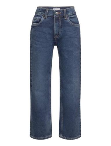 Trousers Denim Vilgot Dk Blue Bottoms Jeans Wide Jeans Blue Lindex