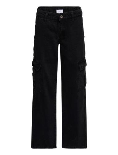 Worki Low Waist Cargo Bottoms Black Grunt