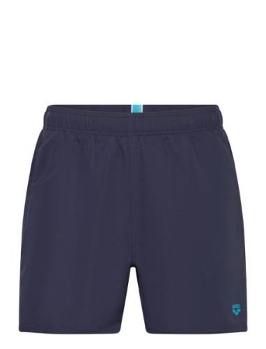 Fundamentals Boxer R Navy-Turquoise Sport Shorts Blue Arena