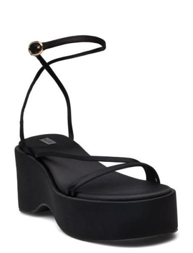 Platform Strap Sandals Shoes Summer Shoes Platform Sandals Black Mango