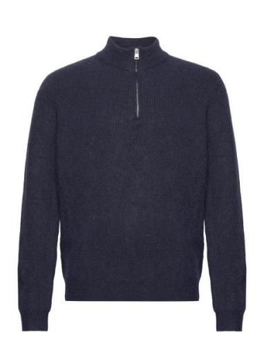 Onstegan Reg 5 Wool Half Zip Knit Bf Tops Knitwear Half Zip Jumpers Na...