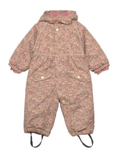 Otine - Snowsuit Outerwear Coveralls Snow-ski Coveralls & Sets Pink Hu...