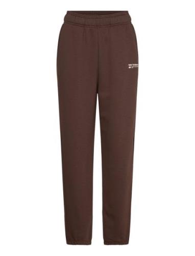 Linear Heritage Brushed Back Fleece Sweatpant Sport Sweatpants Brown N...