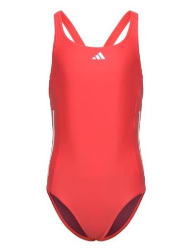 Cut 3S Suit Sport Swimsuits Red Adidas Performance