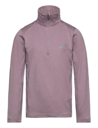 J Hea 1/2 Zip Sport Sweat-shirts & Hoodies Sweat-shirts Purple Adidas ...