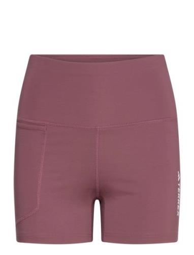 Terrex Multi Shorts Sport Shorts Cycling Shorts Burgundy Adidas Terrex