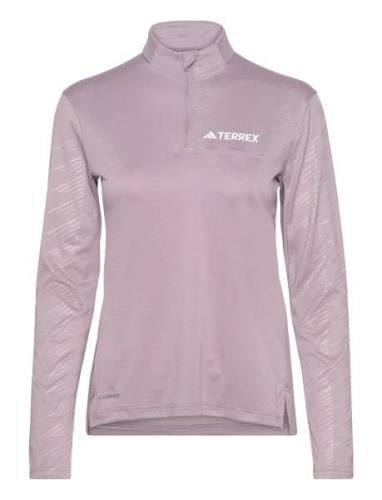 Terrex Multi Half-Zip Long-Sleeve Top Sport T-shirts & Tops Long-sleev...