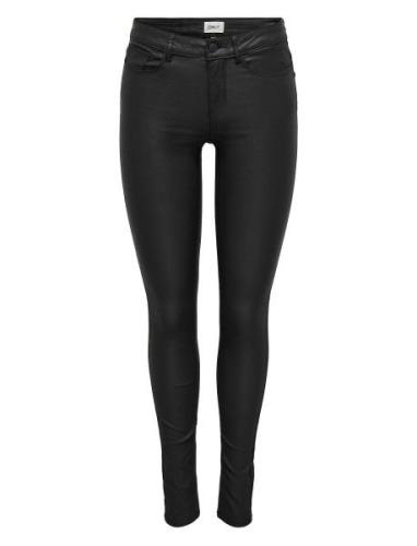 Onlanne K Mid Waist Coated Pnt Noos Bottoms Trousers Leather Leggings-...