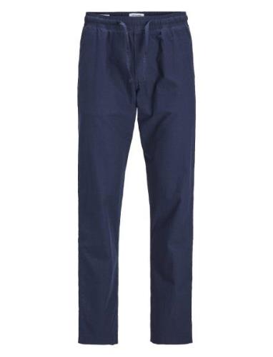 Jpstkane Jjsummer Linen Blend Jogger Sn Bottoms Trousers Casual Navy J...