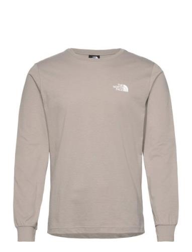 M L/S Easy Tee Sport T-shirts Long-sleeved Beige The North Face