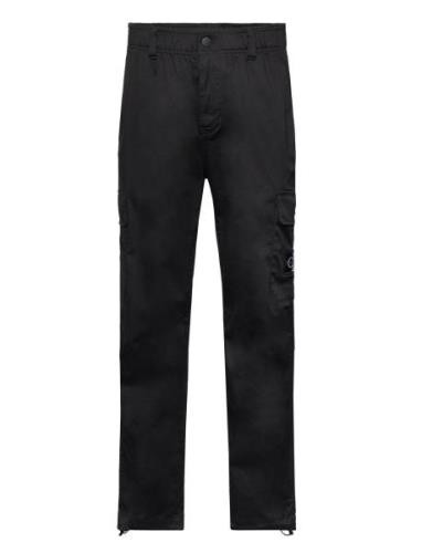 Essential Regular Cargo Pant Bottoms Trousers Cargo Pants Black Calvin...