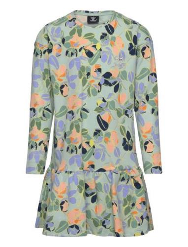 Hmlblume Dress L/S Dresses & Skirts Skirts Short Skirts Green Hummel