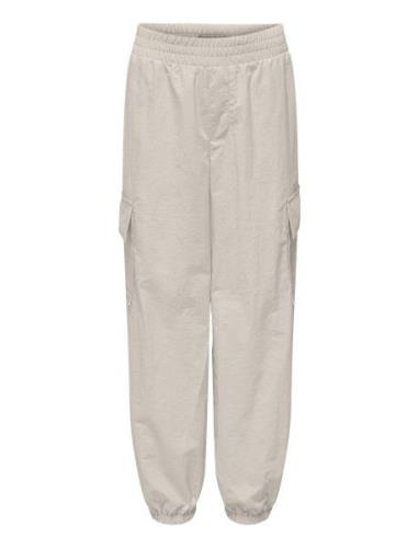 Kogecho Cargo Parachute Pant Pnt Noos Bottoms Cream Kids Only