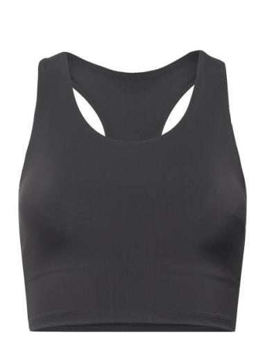 Elevated Performance Top Sport Crop Tops Sleeveless Crop Tops Black Jo...