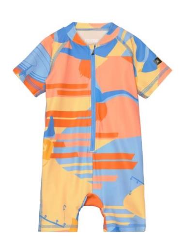 Swim Overall, Atlantti Sport Swimsuits Orange Reima